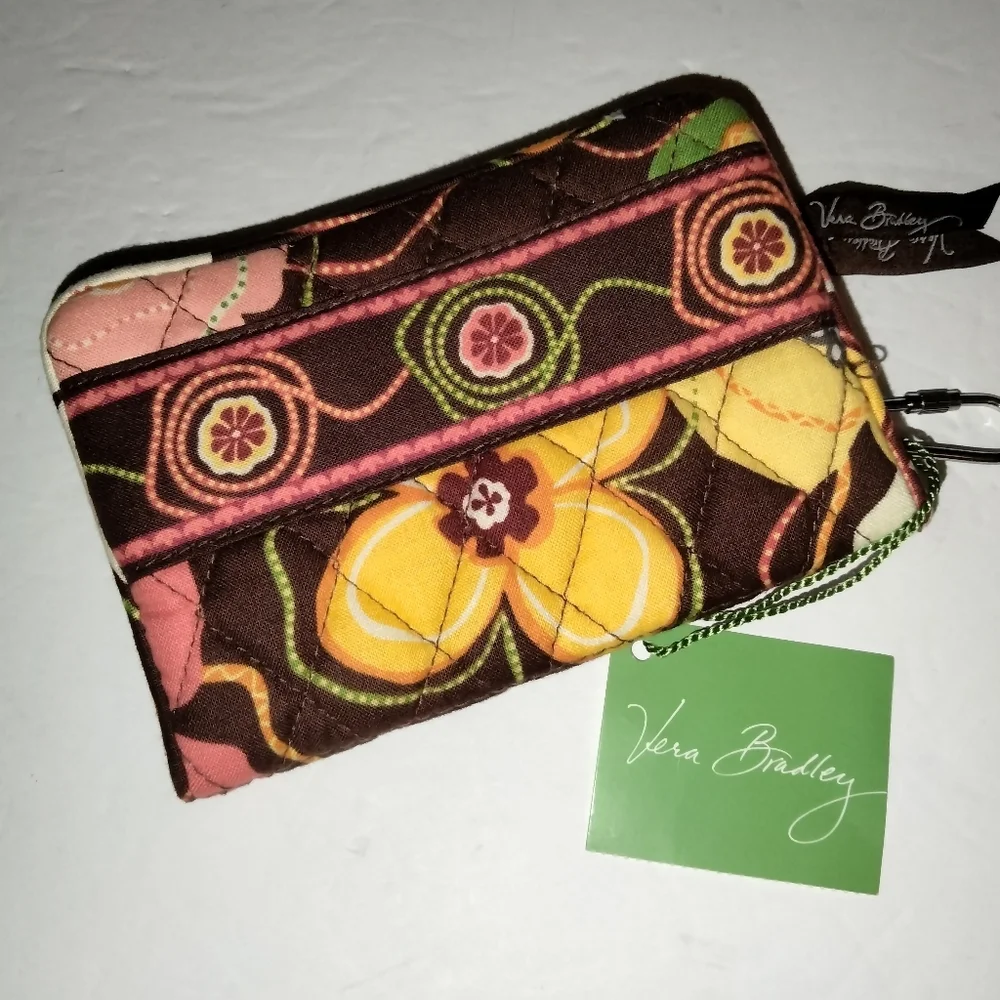 Vera Bradley (Multicolored) Floral One for the Money Buttercup Wallet (NEW-NWT)